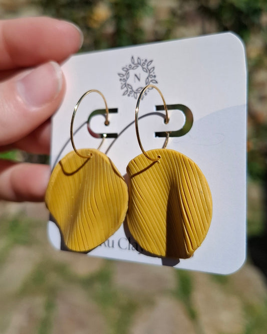Pendientes Mostaza Minimal