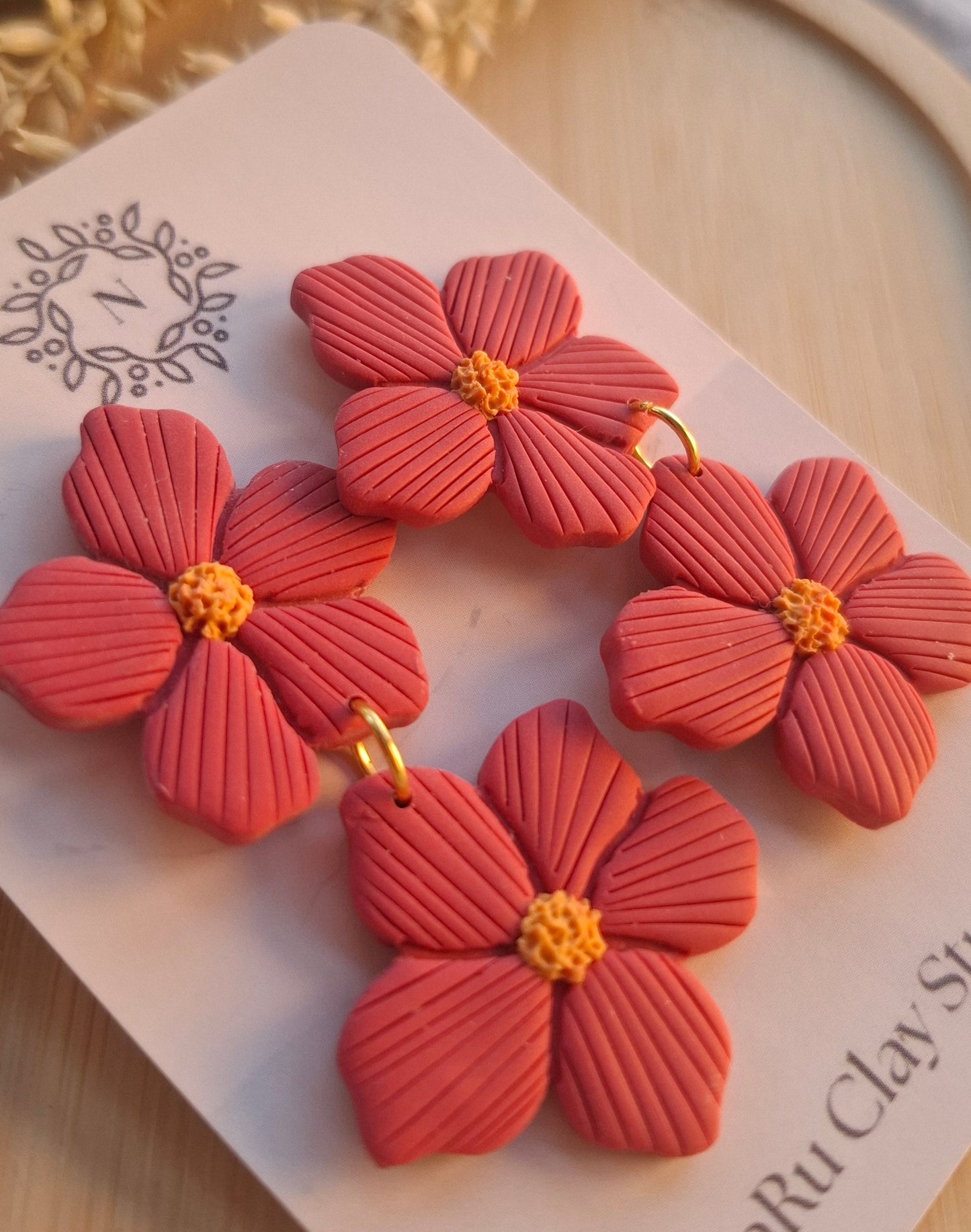 SPRING - Pendientes Flor doble