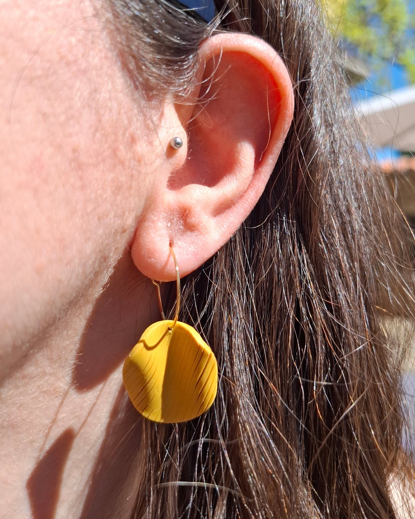 Pendientes Mostaza Minimal