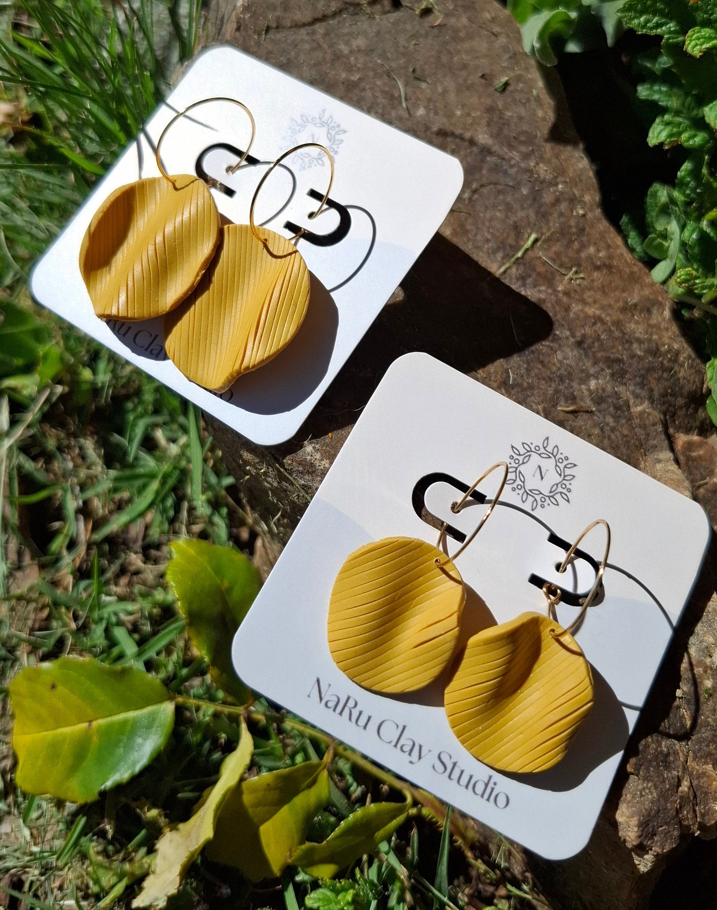 Pendientes Mostaza Minimal