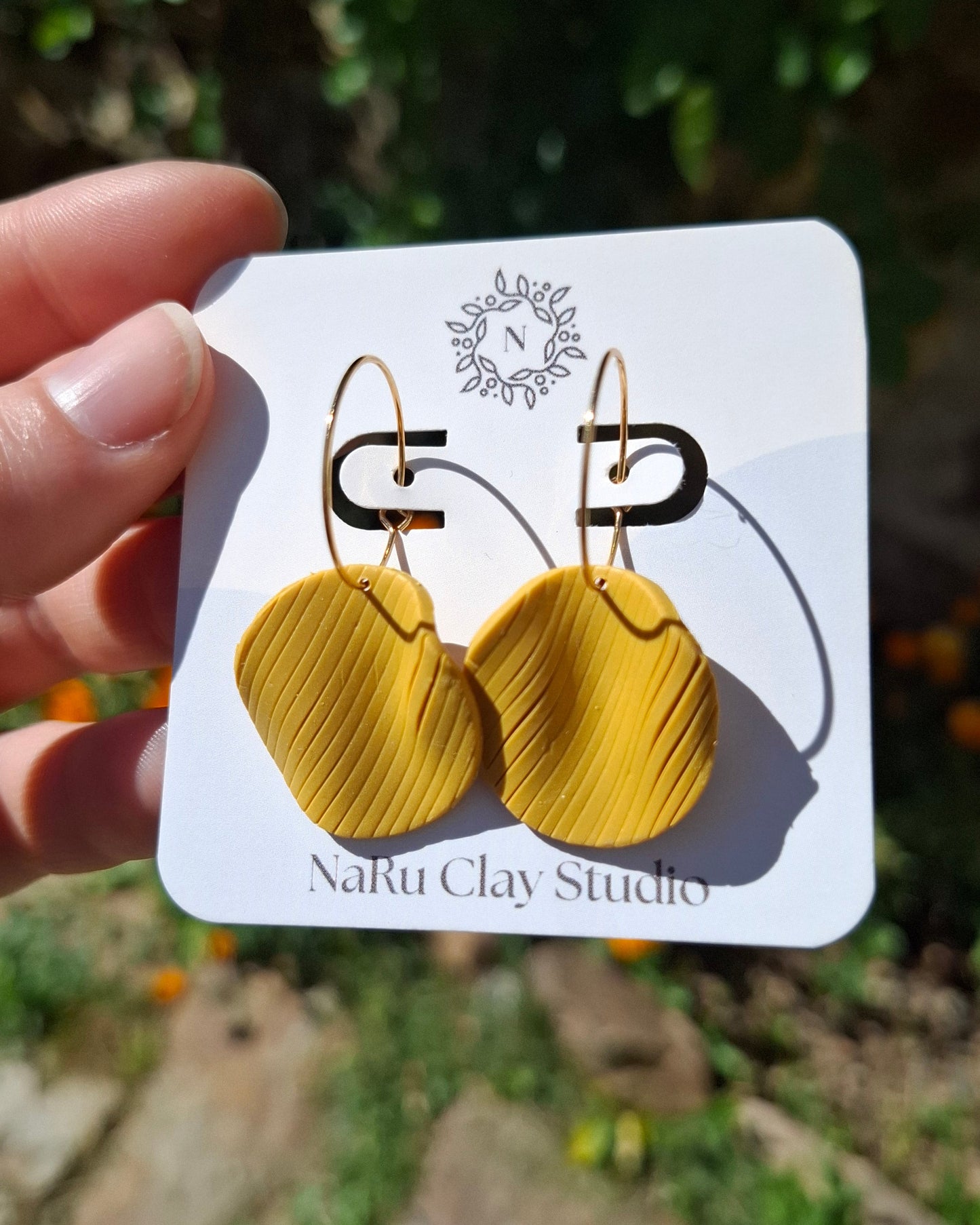 Pendientes Mostaza Minimal