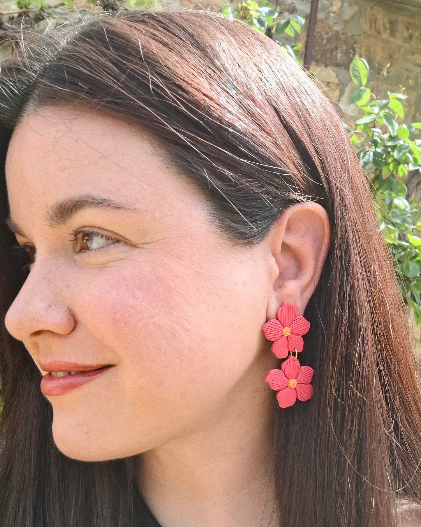 SPRING - Pendientes Flor doble